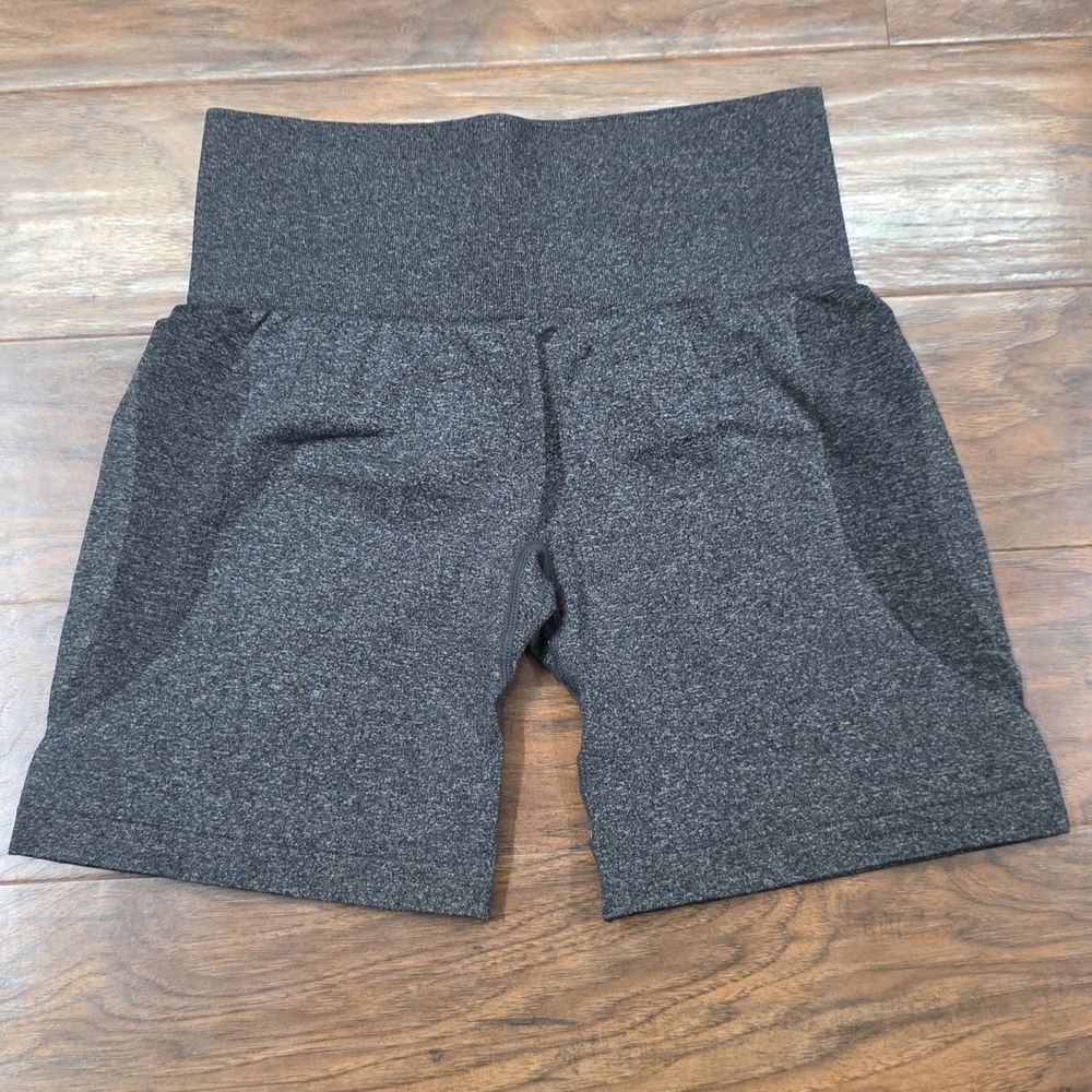 Women's Gray High-Waisted Shorts